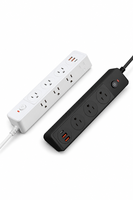 Multiprise américaine en cuivre pur avec protection contre les surcharges et ports USB