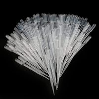 Clair 1ml 2 3 5 10ml jetable gradué en plastique transfert Pipette compte-gouttes en plastique pâturage Pipette conseils
