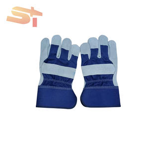Guantes de trabajo con logotipo personalizado largo de algodón mecánico con logotipo de Holmes de protección coreana con puntos de <span class=keywords><strong>gusano</strong></span> forrado de cuero del conductor - Product Image 2