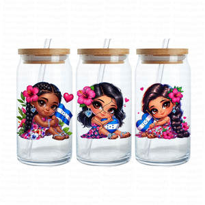 नई चिकानो लैटिना डुपी कप 16 औंस चिकाना बेबी गर्ल वीरेन डी गुआडालुप यूवीडफ ट्रांसफर 16 औंस कप के लिए डिकल्स स्टिकर - Product Image 4