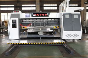 Đầy đủ tự động sóng chết cắt hộp <span class=keywords><strong>carton</strong></span> làm in ấn khía máy - Product Image 5