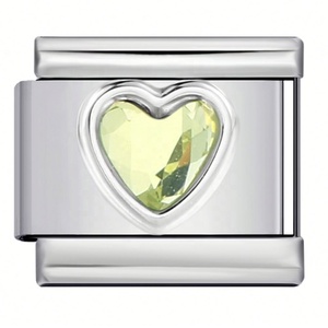 Italian Style Charm <b>Bracelet</b> ODM Silver Stainless Steel Gold Silver Zircon Main Punk Italian Link Charms - Product Image 3