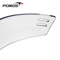 Anti-buée - Lunettes de hockey sur glace professionnelles POROS avec lentille sphérique 210 °   Vision large pour la compatibilité avec les casques