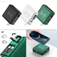 Produits tendance Nouveaux arrivages Chargeurs muraux portables Power Bank 4 en 1 Voyage Super Chargeur Adaptateur Plug 15000mah PowerBank