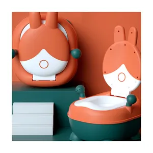 Kunststoff Mini Toilette niedlichen Muster Töpfchen Trainer für Baby verwenden Kinder Töpfchen Stuhl Hot Selling Kinder Töpfchen