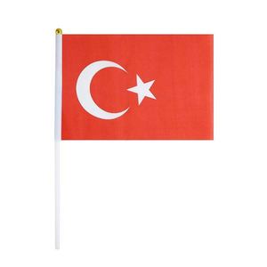 Novedades, Venta al por Mayor del Fabricante, Bandera de Turquía Europea, Artículos para Fanáticos del Fútbol de Todo el Mundo, Bandera de Turquía Personalizada del Campeonato - Product Image 6