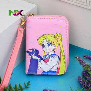 ミニ漫画アニメガール財布かわいいショートジッパーハンドヘルド財布女子学生女性用小さな新鮮なスタイルコインポケットバッグ - Product Image 2