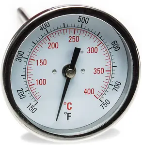 HUBEN Dial Case Stainless Steel Waterproof Bimetal Thermometer