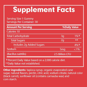 Factory Customization Probiotic Gummies with Health <b>Supplements</b> Support Bloating and Improve Immune System Gummy Candy - Product Image 3