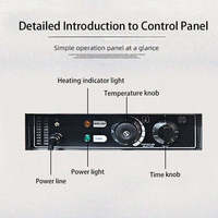 Fabricant professionnel de machines à grignoter Machine populaire de gaufrier en forme de pièce de monnaie gaz électrique 3 en 1 Machine de gaufrier