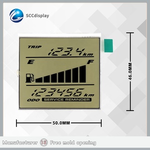 Pantalla LCD Monocromática HTN Antideslumbrante de 7 Segmentos GW026 de 5.0V para Motocicletas Passion Pro VDO, Venta al Por Mayor - Product Image 4