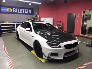 ZNDR for <b>6</b> <b>Series</b> M6 F12 F13 Carbon Fiber Body Kit New Condition Self-adhesive Replacement PD Style Front/Rear Bumpers & Hood - Product Image 5