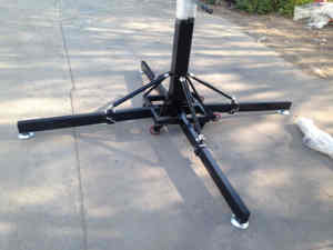 Soporte de Elevación Telescópico Móvil de 6M de Altura, Soporte Cuadrado para Iluminación de Eventos, Soporte de Manivela, Certificado FS TUV, Aleación de Aluminio - Product Image 4