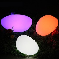 Décoration de Noël Couleur Changeante PE Pebble Lights IP65 Étanche Musique Lumières Led Swing Led matrice Panneau