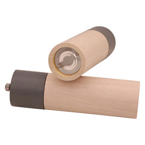 Macinino per sale e pepe in legno massello Premium Set manuale colorato macinino sale e pepe per pentole da cucina - Product Image 1