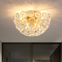 Lustre LED en bronze laiton pour décoration intérieure, lampe suspendue au plafond en forme de fleur contemporaine pour la maison et le bureau