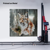 MK-1 3D 4D 5D latar belakang dalam ruang luar ruang UV mesin Printer vertikal gambar dinding Mural cetak berbagai