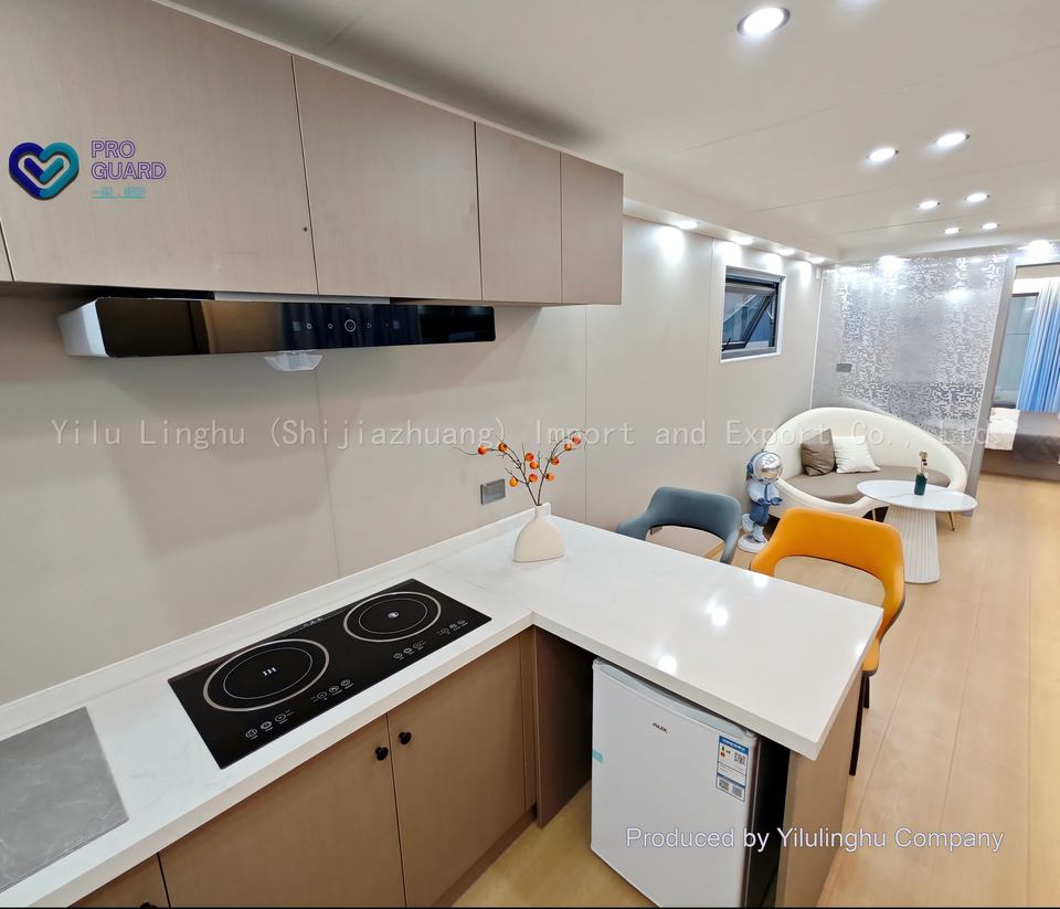 Luxurious 12m Prefabricated Steel Structure Pod-Shaped Apple Cabin Kit Movable Houses for Office Living Room Bedroom - Image 4