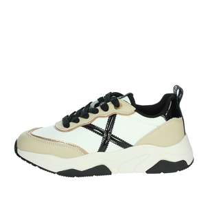 Zapatillas Munich Donna 8770105 Blancas Beige de Lona, Zapatos Modernos - Product Image 1