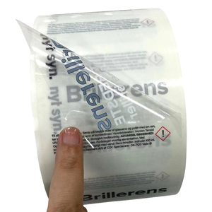 ป้าย bopp/pet แบบใสสติกเกอร์กาวกันน้ำใสสำหรับแชมพูเครื่องสำอางและบรรจุภัณฑ์สินค้า - Product Image 2