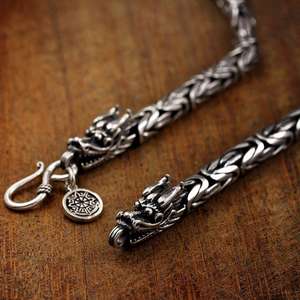 <span class=keywords><strong>สร้อย</strong></span><span class=keywords><strong>ข้อ</strong></span><span class=keywords><strong>มือ</strong></span>หัวมังกรวินเทจสำหรับผู้ชาย<span class=keywords><strong>สร้อย</strong></span><span class=keywords><strong>ข้อ</strong></span><span class=keywords><strong>มือ</strong></span>ฮิปฮอป<span class=keywords><strong>มังกร</strong></span>แนวพังก์เครื่องประดับโลหะหลากสีสายรัดข้อมือนักขี่จักรยานของขวัญ - Product Image 3