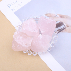 Pietre preziose Semi preziose all'ingrosso all'ingrosso quarzo rosa naturale ametista guarigione pietre di cristalli grezzi - Product Image 6