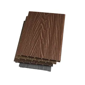 최신 생산 wpc 복합 나무 바닥 품질 새로운 공동 압출 wpc 갑판
