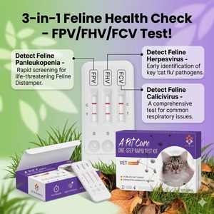ชุดตรวจวินิจฉัยโรค <span class=keywords><strong>FIV</strong></span>/FELV/FCOV/HW แบบเร็วสำหรับสัตว์เลี้ยง ยี่ห้อ Super September OEM สำหรับคลินิกสัตว์ - Product Image 5