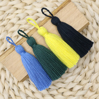 Pompoms suspendus pour vêtements, accessoires de couture, corde de suspension avec angle pur, glands écologiques, petites oreilles