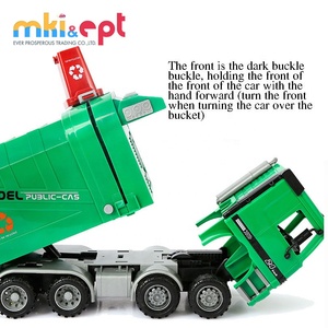 Modellino di <span class=keywords><strong>Camion</strong></span> della <span class=keywords><strong>Spazzatura</strong></span> a Frizione EPT Toys con Bidoni della <span class=keywords><strong>Spazzatura</strong></span> - Product Image 5