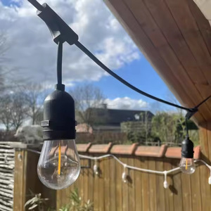 Guirlandes lumineuses solaires Edison pour patio, de qualité commerciale, imperméables, pour la décoration paysagère - Product Image 4