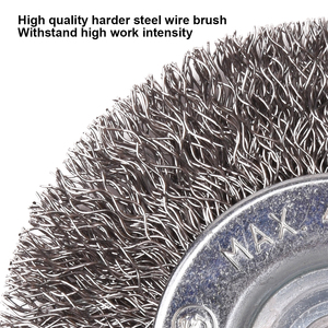 <span class=keywords><strong>Brosse</strong></span> métallique ronde à fil de fer avec tige, petite taille, pour meulage <span class=keywords><strong>circulaire</strong></span> HARDEN - Product Image 2