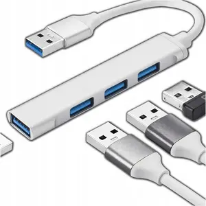 USB C HUB 3.0 Tipo C 3.1 4 Portas Multi Splitter Adaptador OTG para Macbook Pro 13 15 PC Acessórios para Computador