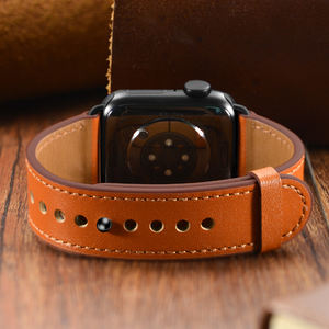 Eraysun Vintage <span class=keywords><strong>Bracelet</strong></span> en cuir accessoires véritable <span class=keywords><strong>Bracelet</strong></span> pour <span class=keywords><strong>Apple</strong></span> i bracelets de montre 3 4 5 SE 6 7 <span class=keywords><strong>bracelet</strong></span> en cuir montres pour hommes - Product Image 5