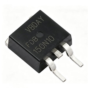 FDB150N10 ของแท้ 110W 100V 57A 4.5V 12m 10V 1 ช่องสัญญาณแบบ N ชนิด N-Channel D2PAK(TO-263) โมดูล FET เดี่ยว, MOSFET มาตรฐาน RoHS - Product Image 1
