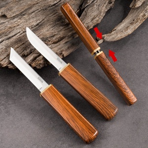 Double-Blade thép không gỉ cắm trại dao thiết yếu ngoài trời <span class=keywords><strong>2</strong></span> trong 1 tiện ích Dao trái cây gọt dao - Product Image 3