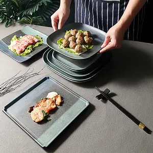 צלחות מלמין כלי אוכל עם לוגו למיקרוגל צלחות מלמין עגולות סיטונאי צלחות מלמין וקערה