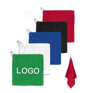 Serviette de nettoyage personnalisée en microfibre ultra-fine imprimée pour le golf, la pêche, les événements, les rassemblements transfrontaliers et les rallyes - Product Image 1