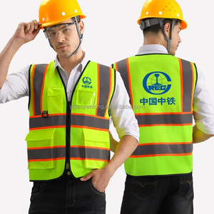 Áo phản quang nhiều túi, chất liệu bền cao cấp, áo phản quang chất liệu lưới polyester 100%, áo bảo hộ có túi, khuyến mãi nóng - Product Image 4