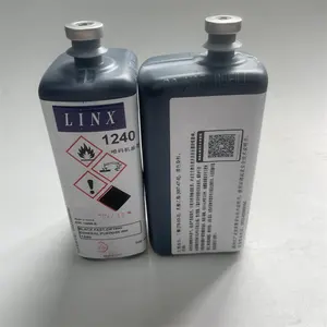Linx 1240 Linx 8900 tinta para impressora, tinta preta original de 500ml com etiqueta RFID para Linx 8800 8900 impressora jato de tinta consumível