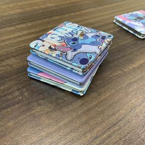 Wholesale Multiple Styles Stitch Cartoon Makeup <strong>Mirror</strong> Mini square <strong>Compact</strong> <strong>Mirror</strong> Double Sided Folding Pocket <strong>Mirror</strong> Travel - Product Image 3