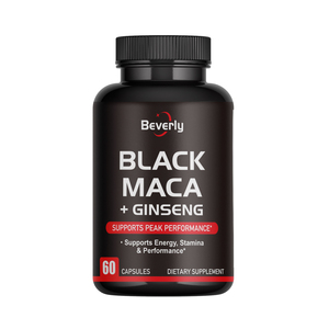 <span class=keywords><strong>Suplementos</strong></span> Herbales <span class=keywords><strong>Beverly</strong></span> OEM, Cápsulas de Maca Negra + Ginseng - Potenciador de Energía Natural para Hombres, 60 Cápsulas, Equilibrio Hormonal y Resistencia - Product Image 1