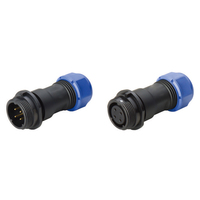 Prise mâle SP17 IP68 étanche 2 3 4 5 broches Type d'amarrage connecteur d'aviation circulaire Type d'amarrage pour connecteurs