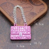 Groothandel Mini Metal Tote Bag Accessoires Charm Luxe Bling Telefoonhoesje Charms 3D Designer Tas Charms voor Telefoonhoesjes in Bulk