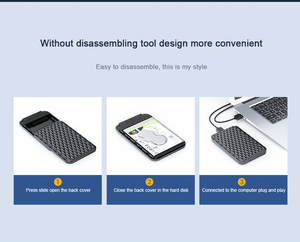 Usb 3.0/<span class=keywords><strong>2</strong></span>.0 5gbps <span class=keywords><strong>2</strong></span>.5 inç taşınabilir Sata harici şanzıman kapatma Hdd sabit Disk muhafaza Disk kutusu harici sabit Disk pc için - Product Image 3
