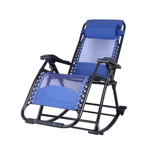 Chaise longue pliable à dossier rembourré en maille verte pour jardin, patio, bureau, chaise longue zéro gravité, tube en acier, <span class=keywords><strong>bain</strong></span> <span class=keywords><strong>de</strong></span> <span class=keywords><strong>soleil</strong></span> - Product Image 1