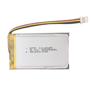 OEM パウチ型リチウムイオン電池 充電式 3.7V <span class=keywords><strong>3000mAh</strong></span> リポポリマー電池 - Product Image 1
