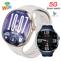 Montre connectée M100 en promotion : Carte SIM 5G, Connectivité Mondiale, Téléchargement d'applications Google Store, Appels Vidéo, Fréquence Cardiaque, Santé, NFC