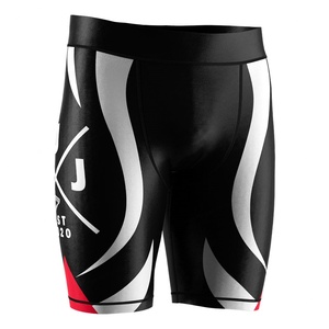 Pantalones Cortos de Compresión Deportivos Híbridos Sublimados OEM de Alta Calidad para Gimnasio, Judo, Grappling, Lucha y MMA - Product Image 3