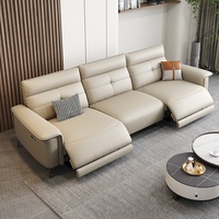 Moderne Luxus-Liege möbel Elektrisches Leder Eck-Liege sofa Stuhl Kombination sset Leder Wohnzimmer Liege sofa